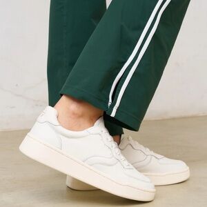 Soludos White Sneakers— style: The Roma, color: oasis white.
